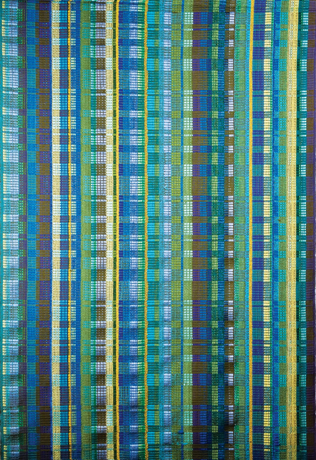 Jack Lenor Larsen Design Tissus / Fabric Hand Made- Wild Silk Thailande