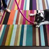 FLOR tiles are made using recycled materials. "We’re part of a program called Net Effects, which buys discarded fishing nets from local fishermen in the Philippines," Englund says. "We create yarn from them. 85% of our products are made with this 100% recyclable nylon." Photo of Ditch the Area Rug: This Easy, Modular Carpet System Has Serious Green Cred modern home