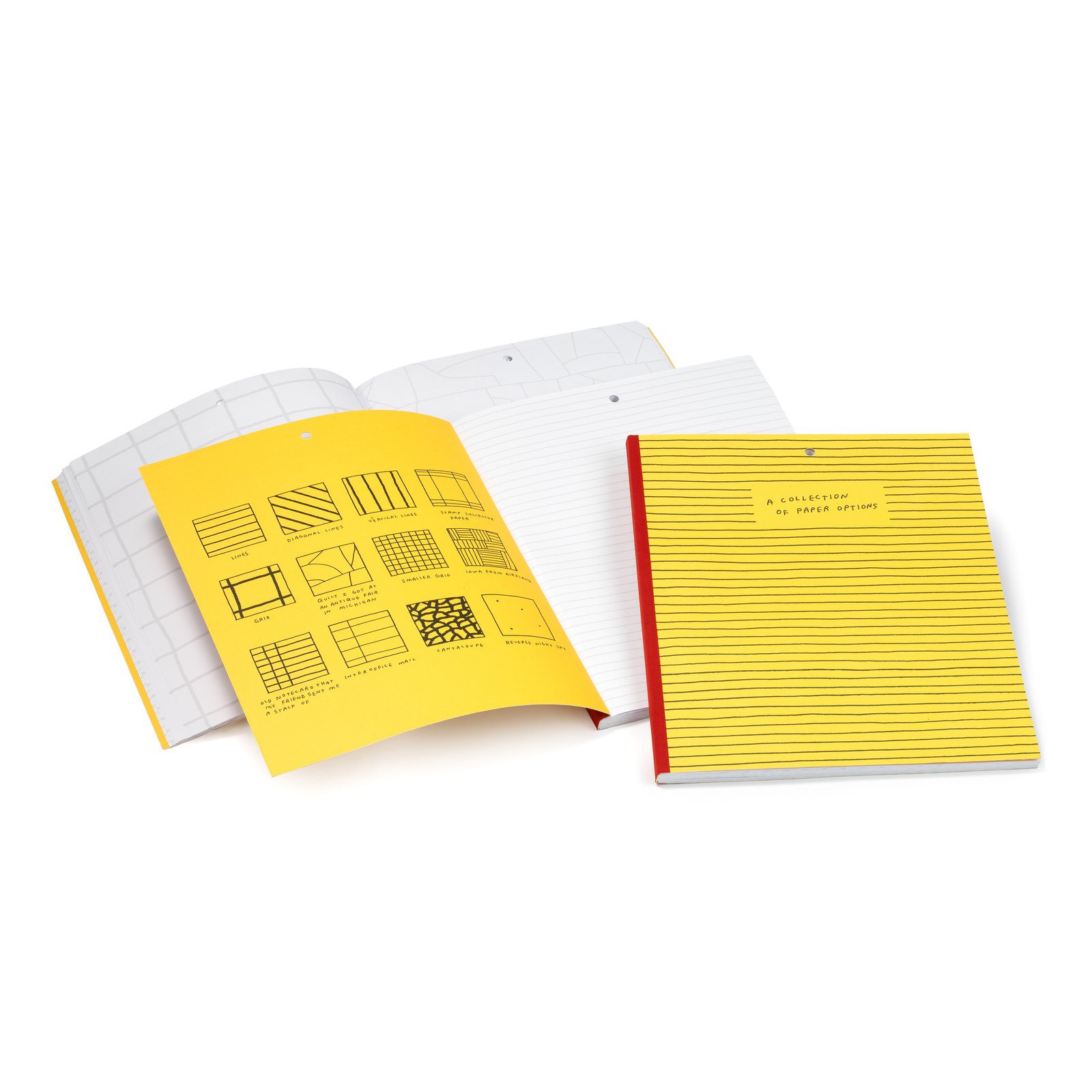 Polan's Collection of Paper Options features twelve hand-drawn patterns, prompting new and inventive creations every time you turn the page.