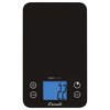 The scale will handle up to 11 pounds of foodstuffs. The top is glass, so it can be wiped down clean after weigh-ins. It has a kitchen timer built in as well. Photo of Smart Kitchen Scale Is The New Food Journal modern home
