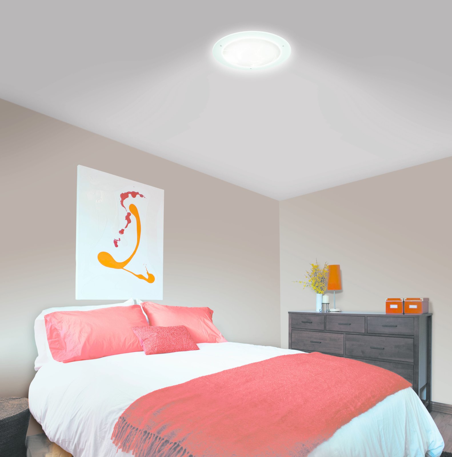 Bedroom from See How Solatube Products Stream Natural Light Into Even