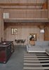 Green building was paramount for the couple, so they incorporated a rooftop solar array, a heat recovery ventilation system, and a heat-pump hot water system. Photo of An Eco-Friendly New Hampshire Home Stands Out for its Simplicity modern home