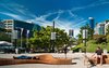 VIVA Vancouver, a city-run organization dedicated to promote walking and spending time outdoors in downtown Vancouver, sponsored a design competition for an outdoor seating arrangement. The winning design, Urban Reef, offers passersby myriad ways to relax in the streets of Vancouver. Photo of Modern Spaces in the Pacific Northwest modern home