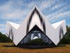 Designed by Riga, Latvia–based firm Didzis Jaunzems Architecture (DJA), the Nature Concert Hall, completed last summer at Gauja National Park, was conceived as a pavilion for music performances as well as art, light, and video installations. Photo of A Modular, Translucent Pavilion With a Fabric Facade modern home