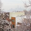 The rear facade is clad in untreated Western Red cedar. The naturally weathering material, which appropriately faces some unruly vegetation on the adjacent property, pops against its vinyl sided neighbors. Photo 9 of Revitalization modern home