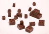 Toy blocks made from chocolate by Akihiro Mizuuchi. Photo of LEGO Blocks Made from Chocolate modern home