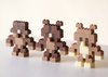 Akihiro Mizuuchi used the chocolate blocks to build these models. Photo of LEGO Blocks Made from Chocolate modern home