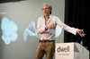 Dutch designer Marcel Wanders, cofounder of the design label Moooi, took the stage as the 2015 keynote speaker. Wanders walked the audience through a visual journey of his design philosophies with his signature humor and candor, then joined Dwell founder Lara Deam for a Q&A. “I’m the kind of person who is easily bored,” noted Wanders, “so for me it is super essential to go into new territories.” Photo of Marcel Wanders and the Best from our 2015 DODLA Speaker Series modern home