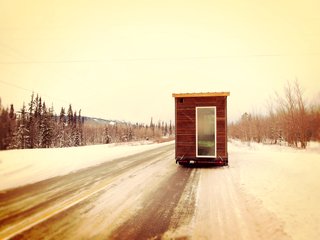 A super-insulated envelope and a heat-recovery ventilator help keep the Leaf House comfortably warm, even in the brutally cold Canadian winters.