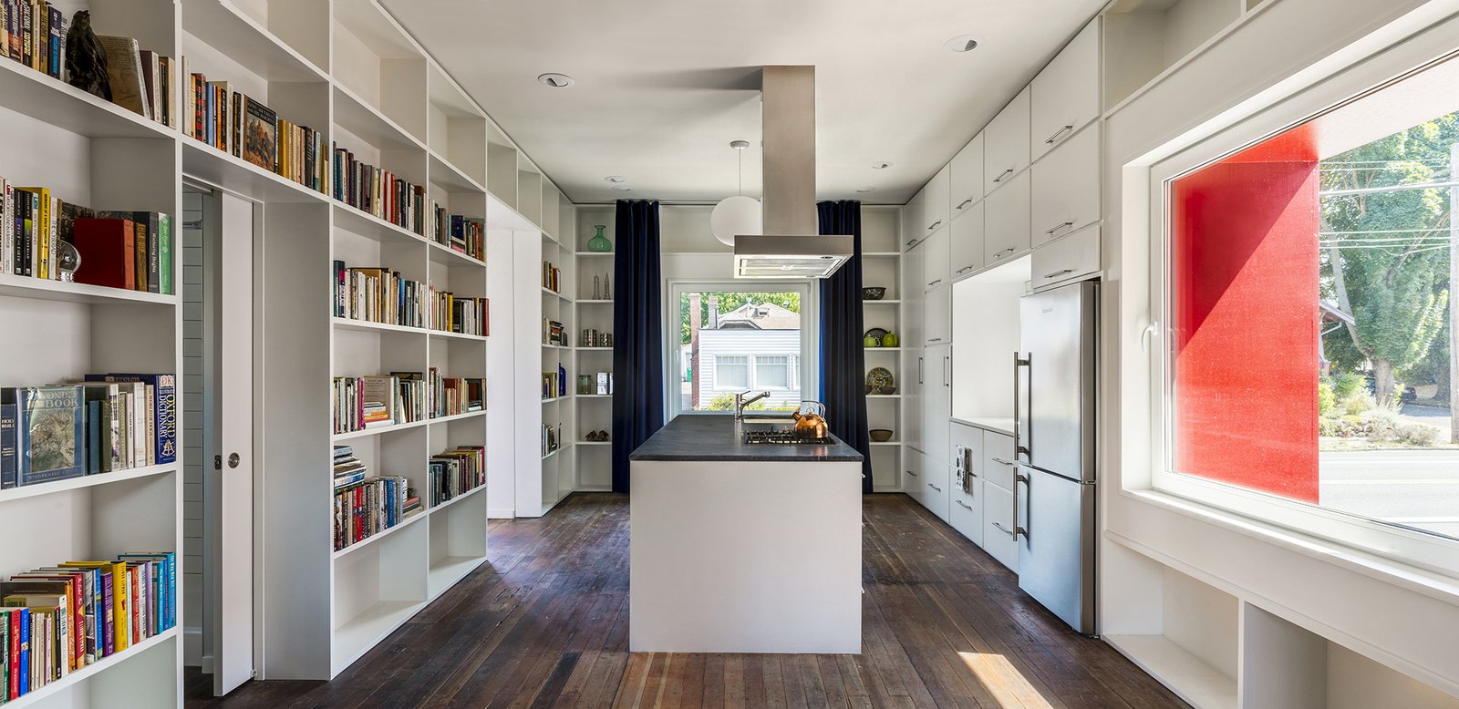 Photo 3 of 6 in A Bright Red Farmhouse-Style Home That's Surprisingly ...