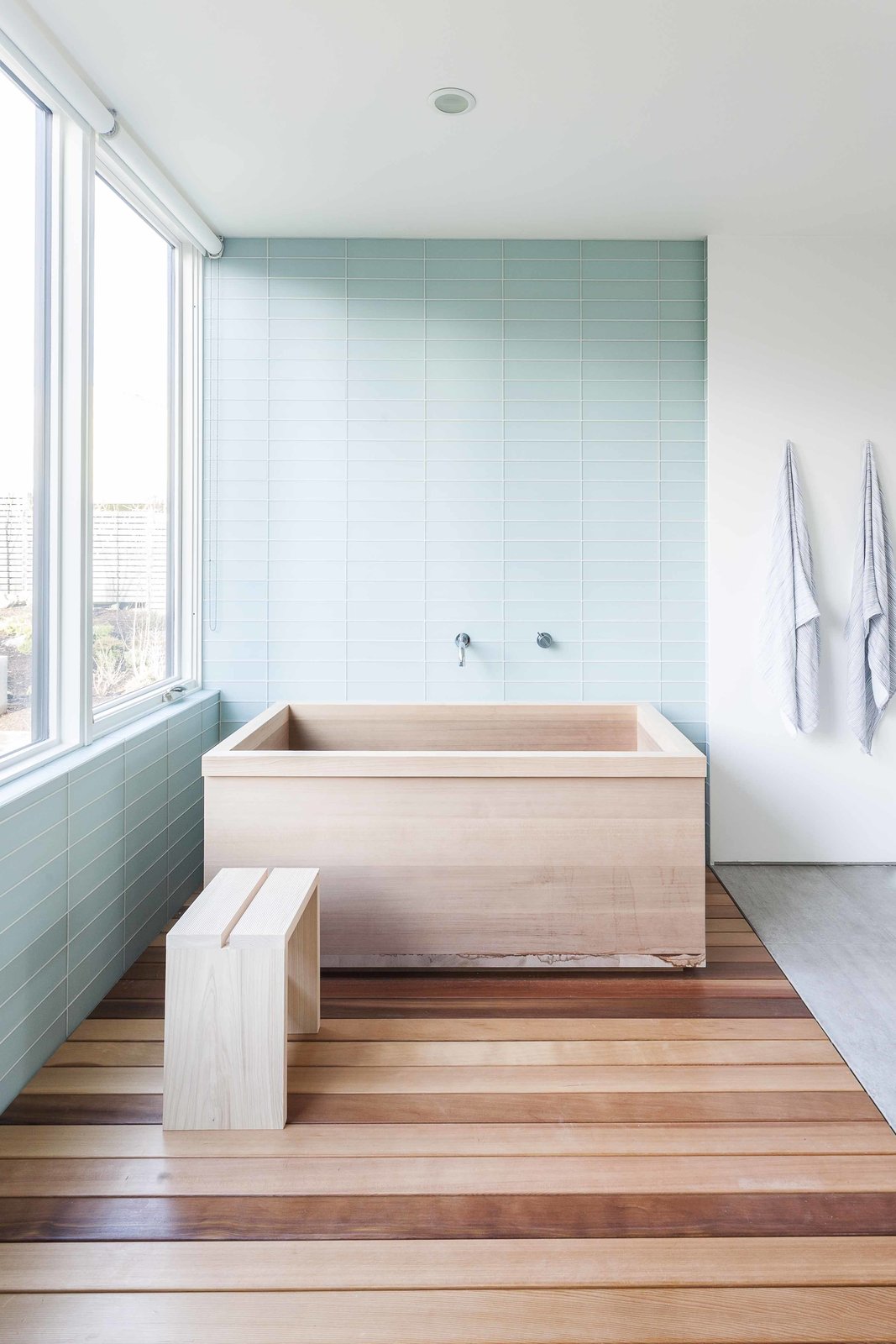 10 Minimalist Bathroom Ideas - Custom CeDar Tub In Seattle