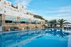 Modern home with Outdoor, Trees, Swimming Pools, Tubs, Shower, Large Pools, Tubs, Shower, Back Yard, and Large Patio, Porch, Deck. Everywhere you turn on the resort's property, your eye is drawn to the water. The classic Greek structure stands aside a sleek pool that looks out to the Aegean Sea. Photo 2 of Myconian Ambassador Hotel