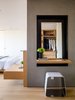 Modern home with Storage Room and Closet Storage Type. Like the bed and built-in nightstand, the door is by Lloyd’s Custom Woodwork. The WGS stool near the vanity is by Gallotti&Radice. Photo 6 of Conrad Residence