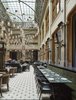 Modern home with Dining Room, Chair, Pendant Lighting, Bench, and Table. The Duchess is a restaurant, tearoom, and bar in the former main hall. Photo 5 of W Amsterdam