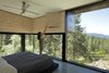 Modern home with Bedroom, Bed, and Concrete Floor. Protruding overhead cupboards increase storage space and reduce solar gain. The bed is Dodu by Blu Dot. Photo 8 of Friesen-Wong Residence