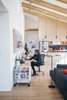Modern home with Office, Craft Room Room Type, Chair, Desk, Storage, Lamps, and Light Hardwood Floor. -
Taos, New Mexico
Dwell Magazine : July / August 2017 Photo 9 of Rodin Residence