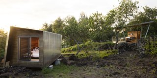 Two Tiny Pavilions Respectfully Perch Atop a Lava Flow on Maui