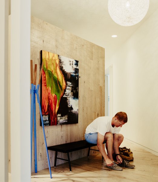 Subtle details elevate the design, like the placement of the baseboard flush with the drywall.

East St. Paul, Manitoba
Dwell Magazine : November / December 2017