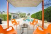 Modern home with Outdoor, Concrete Patio, Porch, Deck, Hardscapes, Back Yard, Side Yard, and Swimming Pools, Tubs, Shower. Sleek Palm Springs House in Palm Springs, California Photo 3 of Sleek Palm Springs House