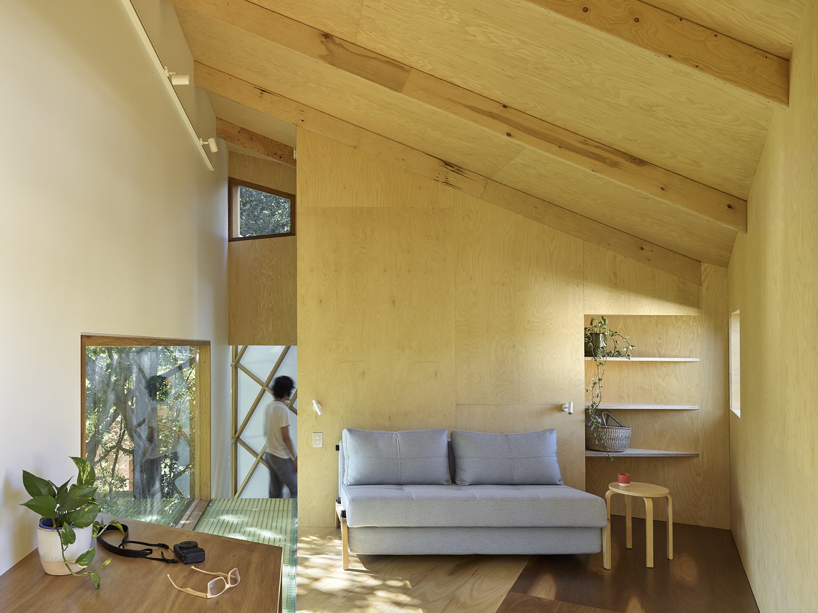 Photo 7 of 11 in This Triangular Tree House Adds Whimsy to a Backyard ...