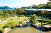 Modern home with Outdoor, Trees, Grass, and Boulders. Sekitei in Hatsukaichi-shi, Japan Photo 2 of Sekitei