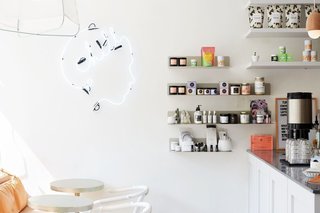 A peek inside Chillhouse, the "destination for modern self-care." When turning her attention to the design of her own home, Cyndi oftentimes looks to the peaceful, contemporary aesthetic she’s created at Chillhouse for inspiration.