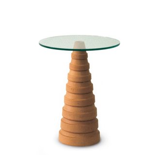 A striking example of Jasper Morrison’s philosophy that there aren’t necessarily new forms, just new ways to combine and recontextualize what's come before, Flower Pot Table was assembled in an almost ready-made fashion.