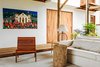Modern home with Living Room, Sofa, Chair, End Tables, Table Lighting, and Concrete Floor. Casa Mar Paraty in Praia Grande, Party, Brazil Photo 2 of Casa Mar Paraty