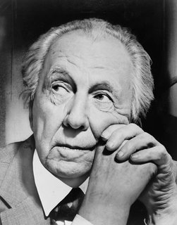 Frank Lloyd Wright in 1954.
