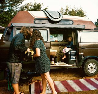 How a Family of Four Thrives in a 1985 Volkswagen Van - Photo 1 of 5 -