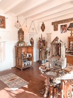 This charming shop has everything you could need in the desert—everything from Western boots and jackets to skincare to take care of yourself in our dry climate. 
