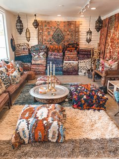 If you do decide to make the trip down the hill, our friend’s shop Soukie Modern is one of our favorite spots to spend an afternoon. The owners Kenya and Taib will likely welcome you with a glass of rosé, and an authentic moroccan rug shopping experience.
