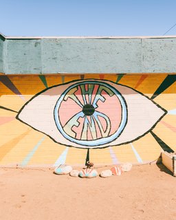 You can’t miss this shop as you’re headed into Joshua Tree on Route 62. Once you head inside, you’ll find the best curation of vintage clothes and accessories. 