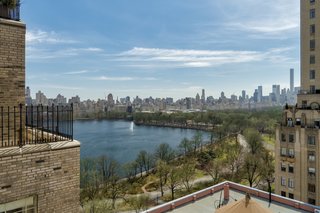 Featuring 2,500 square feet of terrace space, the home boasts jaw-dropping views of the city skyline and Central Park's Reservoir.