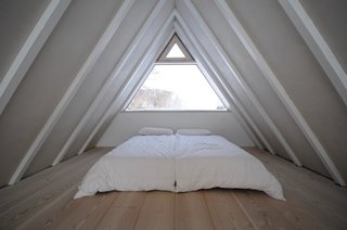 A peek at the light-filled sleeping loft.