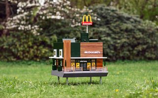 The mini McDonald's is painstakingly crafted down to the smallest detail.