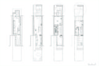 The floor plan of Little House, Big City.
