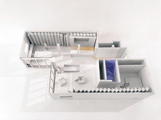 A model of Publisher's Loft.