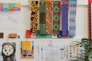 Like many of Ilori's creations, which blend contemporary design with his Nigerian heritage, The Colour Palace was inspired by the energetic sensations stemming from traditional African textiles found in Lagos, along with the multicolored fabric markets of the city's Peckham neighborhood, which has a large Nigerian community.