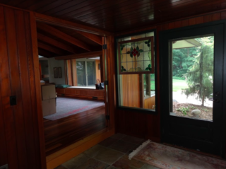 Before, the inside felt dark and dated due to the dominating wooden features. 