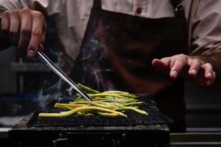 Nolla was created by three chefs who met at Helsinki's Michelin-starred Olo—Carlos Henriques, Luka Balac, and Albert Franch Sunyer.