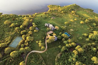 Once a sheep farm, the wild,<span style="font-family: Theinhardt, -apple-system, BlinkMacSystemFont, "Segoe UI", Roboto, Oxygen-Sans, Ubuntu, Cantarell, "Helvetica Neue", sans-serif;"> rolling acres were tamed by Jackie O. Now, new owners can continue building on the legacy of this serene Aquinnah retreat.</span>