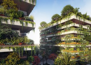 Each building will be seven stories high and roughly 10,000 square feet.