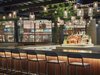 Translucent pendants hanging from a flora-laced pergola illuminate the outdoor bar at night. Local partnerships are an important part of the property’s offerings, and include a bespoke gin from Asbury Park Distilling Co. Photo 10 of Asbury Ocean Club Hotel modern home