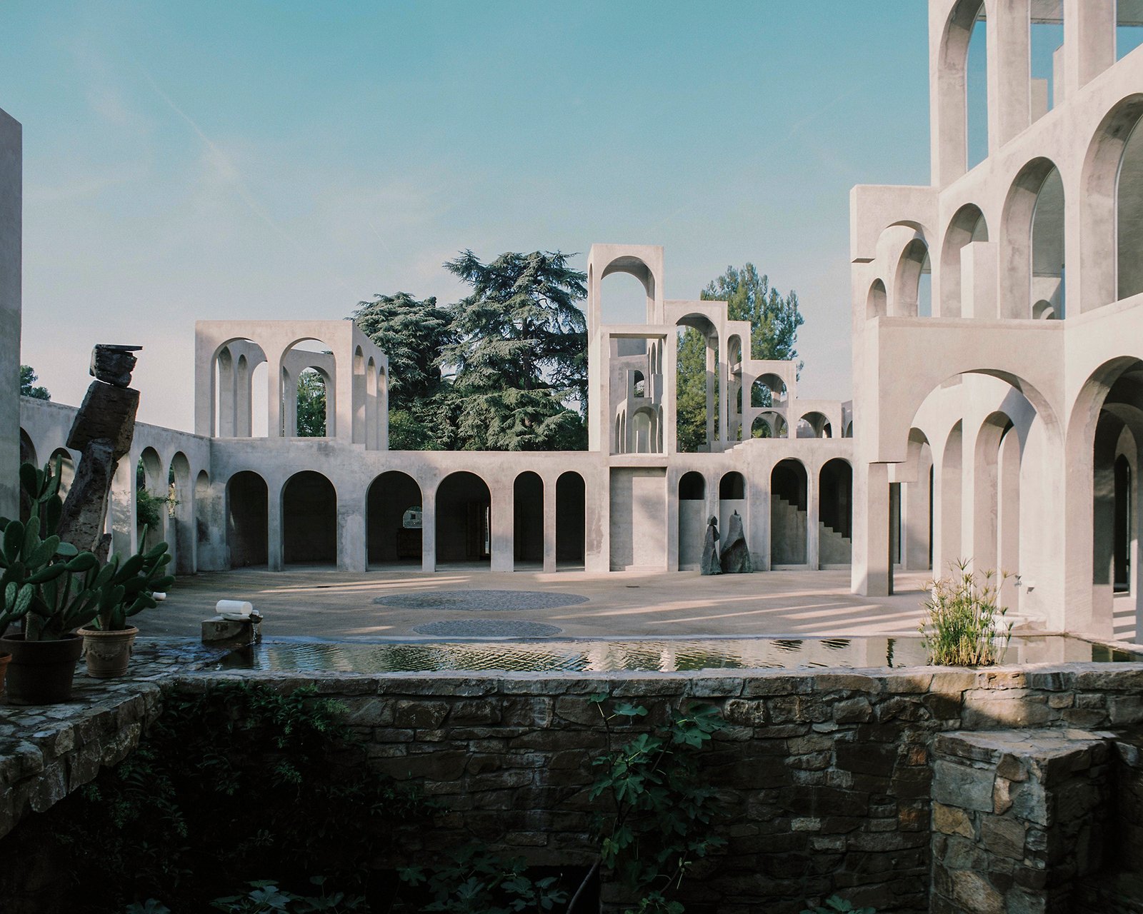 Xavier Corberó’s sculptural residence in Barcelona, Spain.