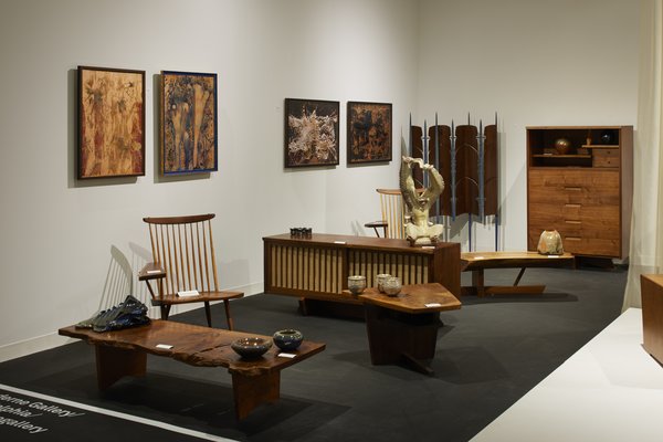 Philadelphia's Moderne Gallery brought a collection of work that included a stunning <span style="font-family: Theinhardt, -apple-system, BlinkMacSystemFont, "Segoe UI", Roboto, Oxygen-Sans, Ubuntu, Cantarell, "Helvetica Neue", sans-serif;">George Nakashima</span><span style="font-family: Theinhardt, -apple-system, BlinkMacSystemFont, "Segoe UI", Roboto, Oxygen-Sans, Ubuntu, Cantarell, "Helvetica Neue", sans-serif;"> credenza.</span>