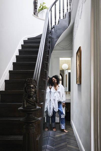 Delia Kenza at her home in Brooklyn, New York.