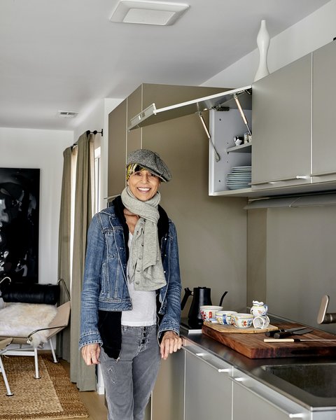 Dominique Crenn in her home just outside San Francisco.
