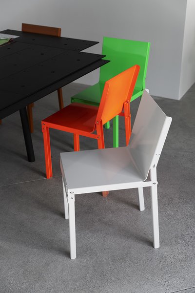 Hilary and Michael designed the furniture and cabinetry using SolidWorks software. They outsourced the fabrication and then installed the built-in components themselves.