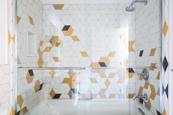 Best 60 Modern Bathroom Mosaic Tile Walls Design Photos And Ideas Dwell